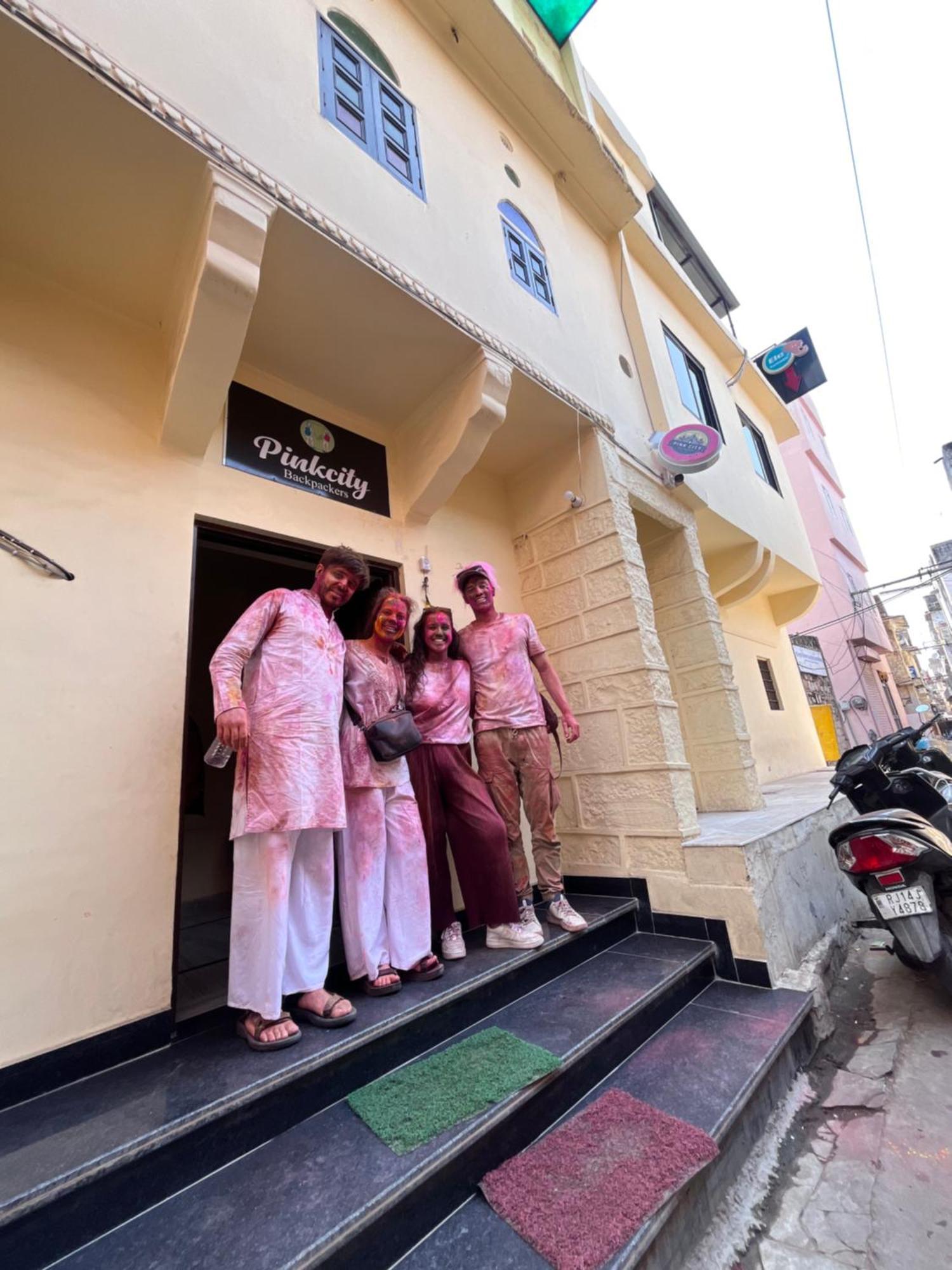 Pink City Backpackers Jaipur Eksteriør billede